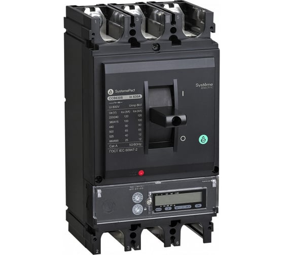 Автоматичексий выключатель Systeme Electric SYSTEMEPACT CCB400 50KA 4P4D S5.3E 400A SPC400N40053E4DF