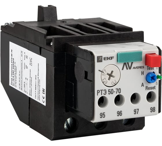 Тепловое реле EKF РТЭ 50-70 57-70А AVERES rel-50-70-57-70-av