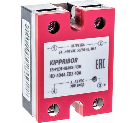 Твердотельное реле KIPPRIBOR HD-4044.ZD3 [M02] 40A, артикул 00000101492