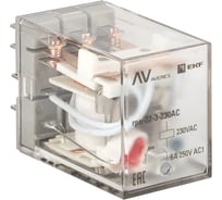 Промежуточное реле EKF RPA 22/3 6A 230В AC AVERES rpa-22-3-230AC