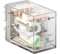 Промежуточное реле EKF RPA 22/4 5A 24В DC AVERES (20 шт.) rpa-22-4-24DC