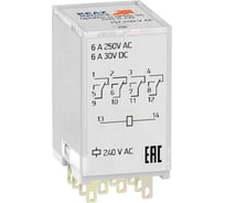 Реле промежуточное КЭАЗ OptiRel G RP55-34-120-6-CO 348355