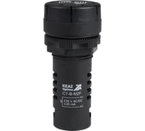 Зуммер с пульсирующим сигналом КЭАЗ OptiSignal Compact D22 C7-B-M2F черный 230 В AC/DC 10 шт 362180