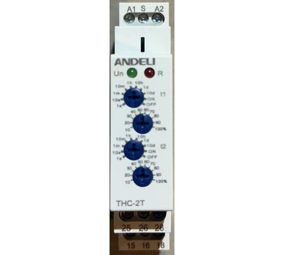Реле времени двухуровневое ANDELI THC-2T AC230 ADL09-105