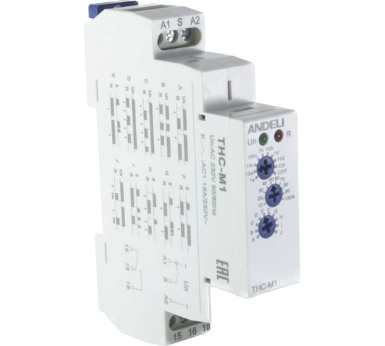 Мультифункциональное реле времени ANDELI THC-M1, 10 AC230 ADL09-109
