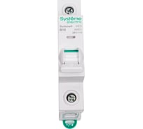Автоматический выключатель (АВ) Systeme Electric Systeme9 хар-ка B, 10 A, 1 P, 6 kA, 230 В S9F21110