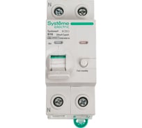 Автоматический выключатель дифференциального тока (АВДТ) Systeme Electric Systeme9 1 P+N, хар-ка B, 16 A, 6 kA, 30 мА, Тип-A, 230 В S9D46616