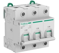 Автоматический выключатель (АВ) Systeme Electric Systeme9 27 мм, хар-ка B, 63 A, 3 P, 10 kA, 400 В S9H31363