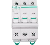 Автоматический выключатель (АВ) Systeme Electric Systeme9 S9FN хар-ка C, 25 A, 3 P, 6 kA, 400 В S9F22325
