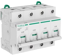 Автоматический выключатель (АВ) Systeme Electric Systeme9 27 мм, хар-ка D, 125 A, 4 P, 10 kA, 400 В S9H33492