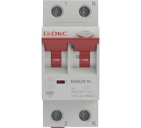 Автоматический выключатель дифференциального тока DKC YON max типа MDR, 1P N, 100mA, 32A, хар ка C, 6kA, тип А, 1 шт. MDR63N 1N3C32 A MDR63N-1N3C32-A