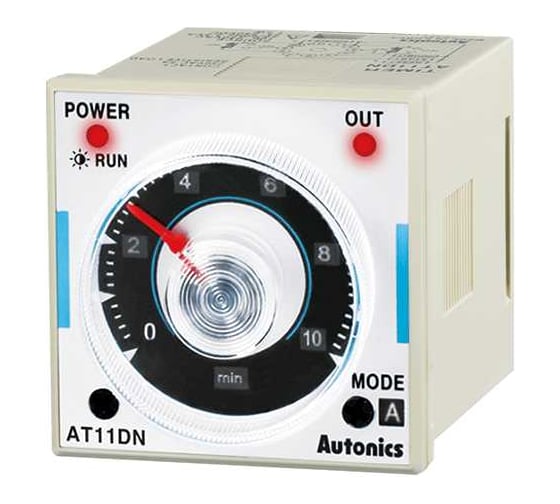 Аналоговый таймер Autonics AT11DN-1, 11-контактов, 12В A1050000305R 1