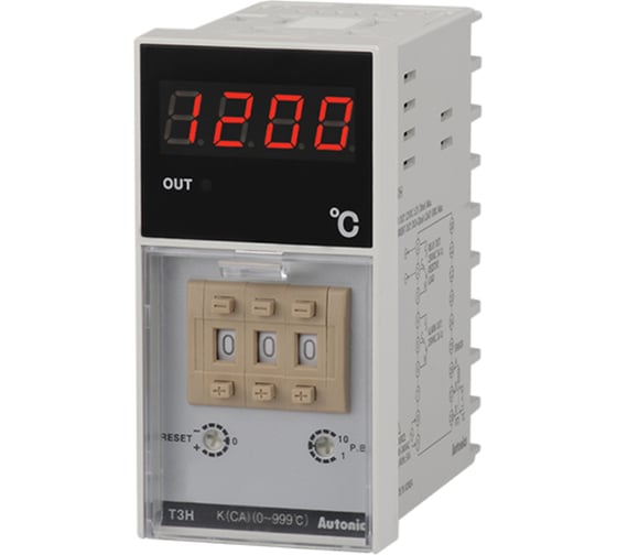 Температурный контроллер Autonics T3H-B4SK4C-N, 100-240В~, артикул A1500000354R 1