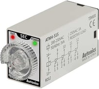 Аналоговый таймер Autonics ATM4-51S, миниатюрный, 4PDT конт., 0, 1-1с, 220В A1050000186R