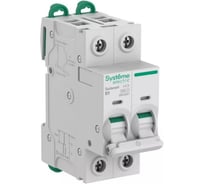 Автоматический выключатель Systeme Electric Systeme9 (АВ) D, 1A, 2P, 6kA, 400В S9F23201