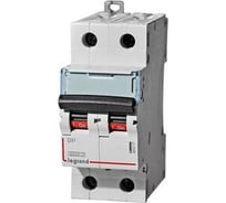Автоматический выключатель Legrand DX³ 6000 - 10 кА - тип характеристики B - 2П - 230/400 В~ - 1 А - 2 модуля 407502