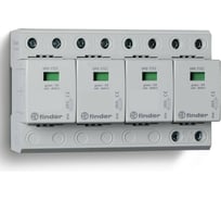 Устройство защиты от импульсных напряжений Finder Узип тип 1+2 - для трехфазных цепей с нейтралью, варисторная защита l1, l2, l3, 7P0582601025