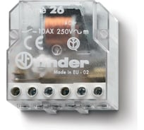 Импульсное реле Finder установка в монт. коробку, 4 шага, 2но конт. 10а, 230в Ac, 260482300000