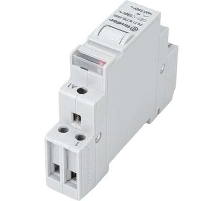 Модульное импульсное реле Finder, 1НО контакт 16А 230В AC - AgSnO2, 202182304000