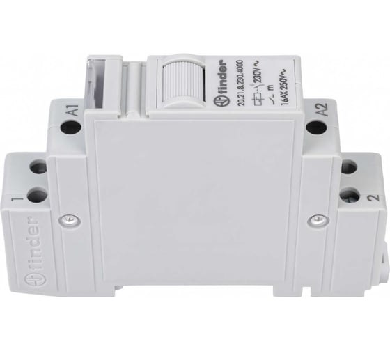 Модульное импульсное реле Finder 1НО контакт 16А, 230В AC, - AgSnO2, 202182304000