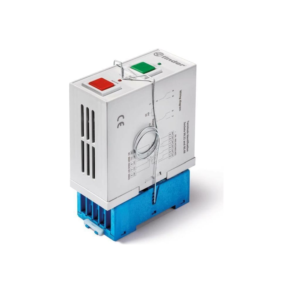 Промышленные бистабильные реле Finder в компл с розеткой 90.21, кнопки ...