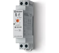 Многофункциональный лестничный таймер Finder 1НО контакт 16А, 230В AC, 140182300000