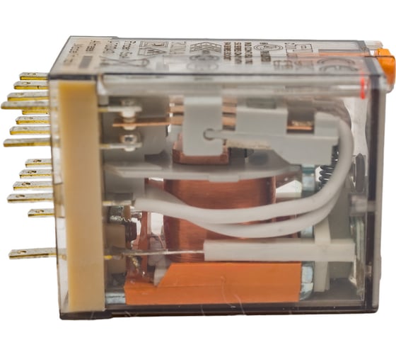 Промежуточное реле Finder 4 перекидных контакта 7А, 230В AC, 553482300054