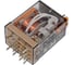 Промежуточное реле Finder 4 перекидных контакта 7А, 230В AC, - AgNi + Au, 553482305040 3