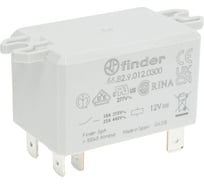 Силовое реле Finder 2но конт. 30а, = 12в Dc, подключение через fAston, фланц монт., 668290120300