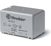 Силовое реле Finder 2но конт. 30а, = 12в Dc, для печат монт. - вилообразные клем., 662290120300PAS