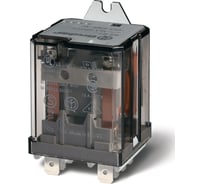 Силовое реле Finder 2 CO конт. 16а, = 220в Dc, подключение через fAston, фланц монт., 628292200000