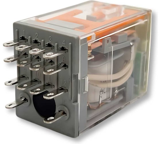 Промежуточные реле DELTAKIP серии DK-RP (403.ALTU, 4 конт., 24V AC, 5A) (уп.10шт) DK-K0000004_10