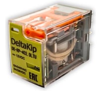Промежуточные реле DELTAKIP серии DK-RP (402.DLTU, 4 конт., 12V DC, 5A) (уп.10шт) DK-K0000001_10