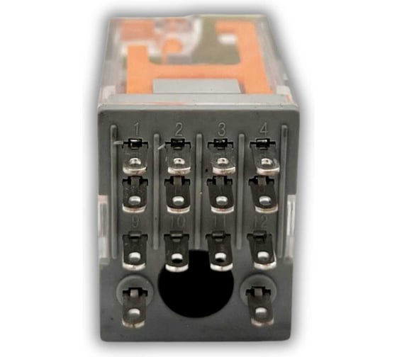 Промежуточные реле DELTAKIP серии DK-RP (402.DLTU, 4 конт., 12V DC, 5A) (уп.10шт) DK-K0000001_10