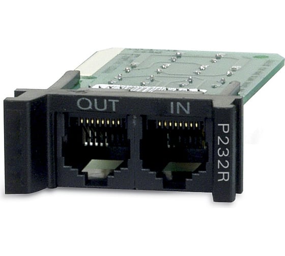 Защитный модуль APC REPLACEABLE, RACKMOUNT, 1U, RS232 SURGE PROTECTION MODULE P232R 1