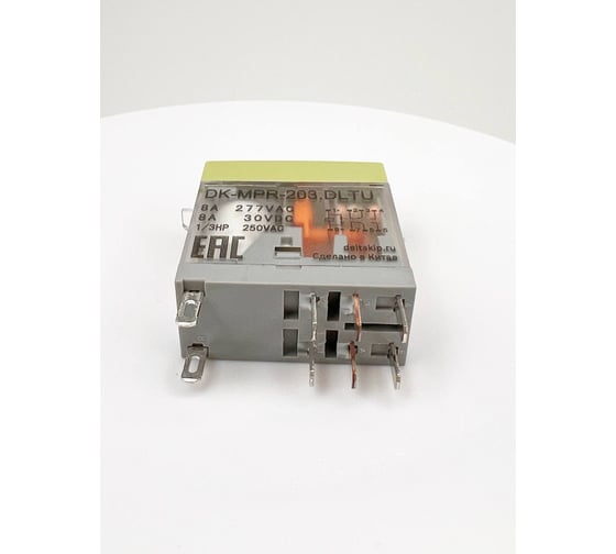Промежуточные реле в компактном корпусе DELTAKIP Серии DK-MPR (203DLTU, 2 конт., 24V DC, 8А, IP40) (уп.10шт) DK-K0000028_10