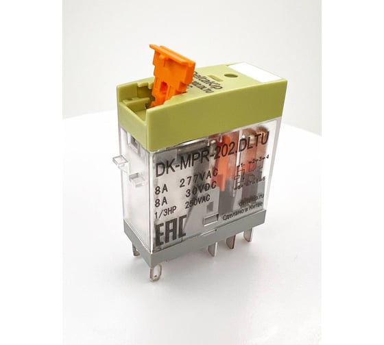 Промежуточные реле в компактном корпусе DELTAKIP Серии DK-MPR (202DLTU, 2 конт., 12V DC, 8А, IP40) (уп.10шт) DK-K0000029_10