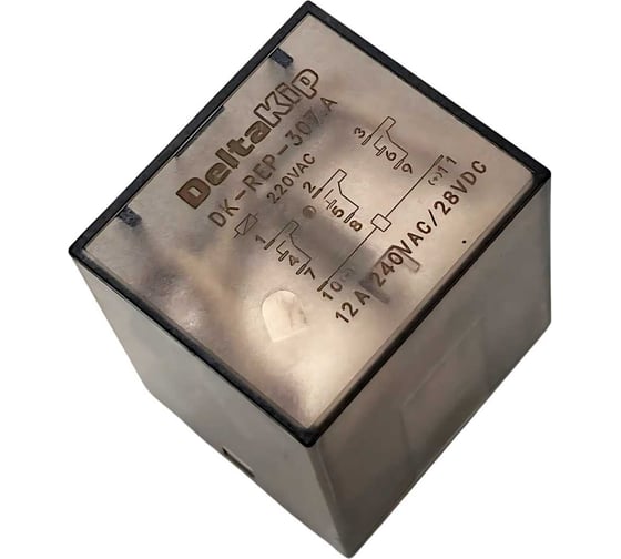 Промежуточные реле DELTAKIP серии DK-REP (307.A, 3 конт., 220V AC, 12A) (уп.10шт) DK-K0000064_10