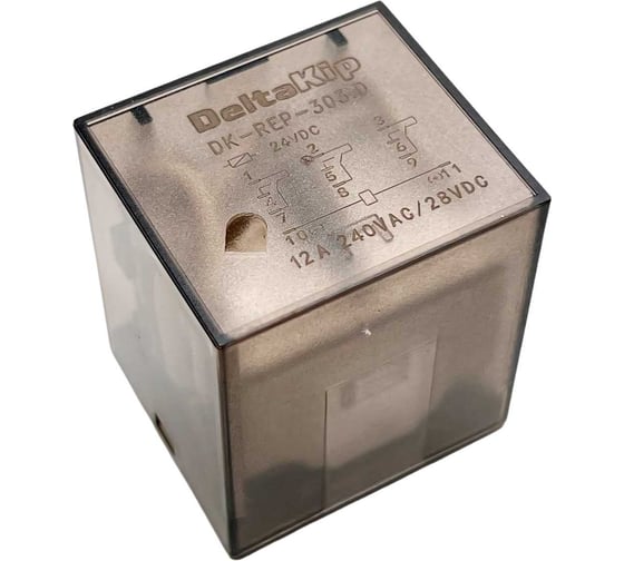 Промежуточные реле DELTAKIP серии DK-REP (303.D, 3 конт., 24V DC, 12A) (уп.10шт) DK-K0000068_10