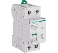 Автоматический выключатель дифференциального (АВДТ) Systeme Electric Systeme9 1 P+N, хар-ка C, 32 A, 6 kA, 300 мА, Тип-A, 230 В S9D58632