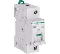 Автоматический выключатель (АВ) Systeme Electric Systeme9 27 мм, хар-ка D, 125 A, 1 Р, 10 kA, 230 В S9H33192