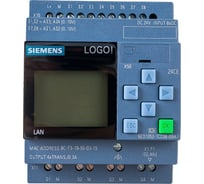 Логический модуль Siemens LOGO! 24CE, с дисплеем В24, 8 DI 4AI 4 DQ 6ED10521CC080BA1 6ED1052-1CC08-0BA1