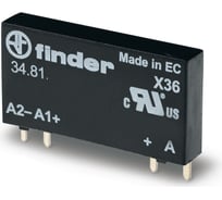 Ультратонкое твердотельное реле Finder = 12В ВС, выходная цепь 1НО 6А, 24В DC, 348170129024