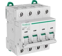Автоматический выключатель (АВ) Systeme Electric Systeme9 хар-ка B, 32 A, 4 P, 6 kA, 400 В S9F21432
