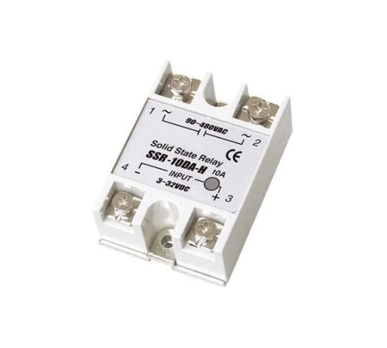 Твердотельное реле ANDELI SSR-10DA-H 10A Управляющее напряжение 3-32V DC 90-480V AC ADL09-250