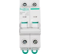 Автоматический выключатель (АВ) Systeme Electric Systeme9 хар-ка C, 25 A, 2 P, 10 kA, 400 В S9F32225