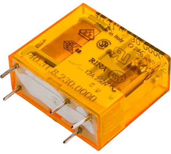 Миниатюрное реле Finder 1 перекидной контакт 10А, 230В AC, 403182300000