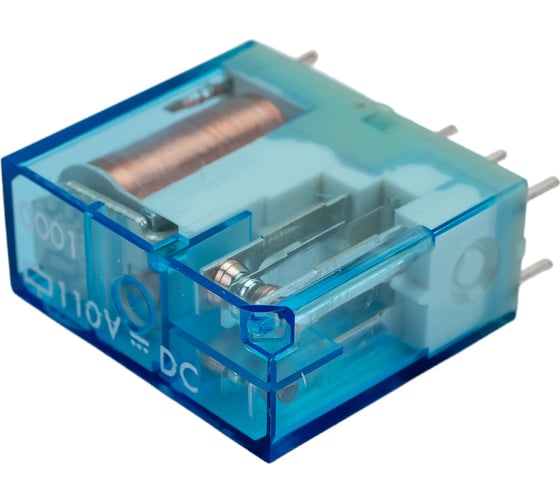 Миниатюрное реле Finder 2 CO конт. 8а, = 110в чувст. пост. тока, - гермет, 405271100001