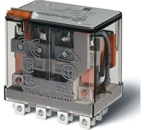 Миниатюрное силовое реле Finder 4 перекидных контакта 12А, = 24В DC, 563490240040