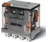 Миниатюрное силовое реле Finder 4 перекидных контакта 12А, = 24В DC, 563490240040 1